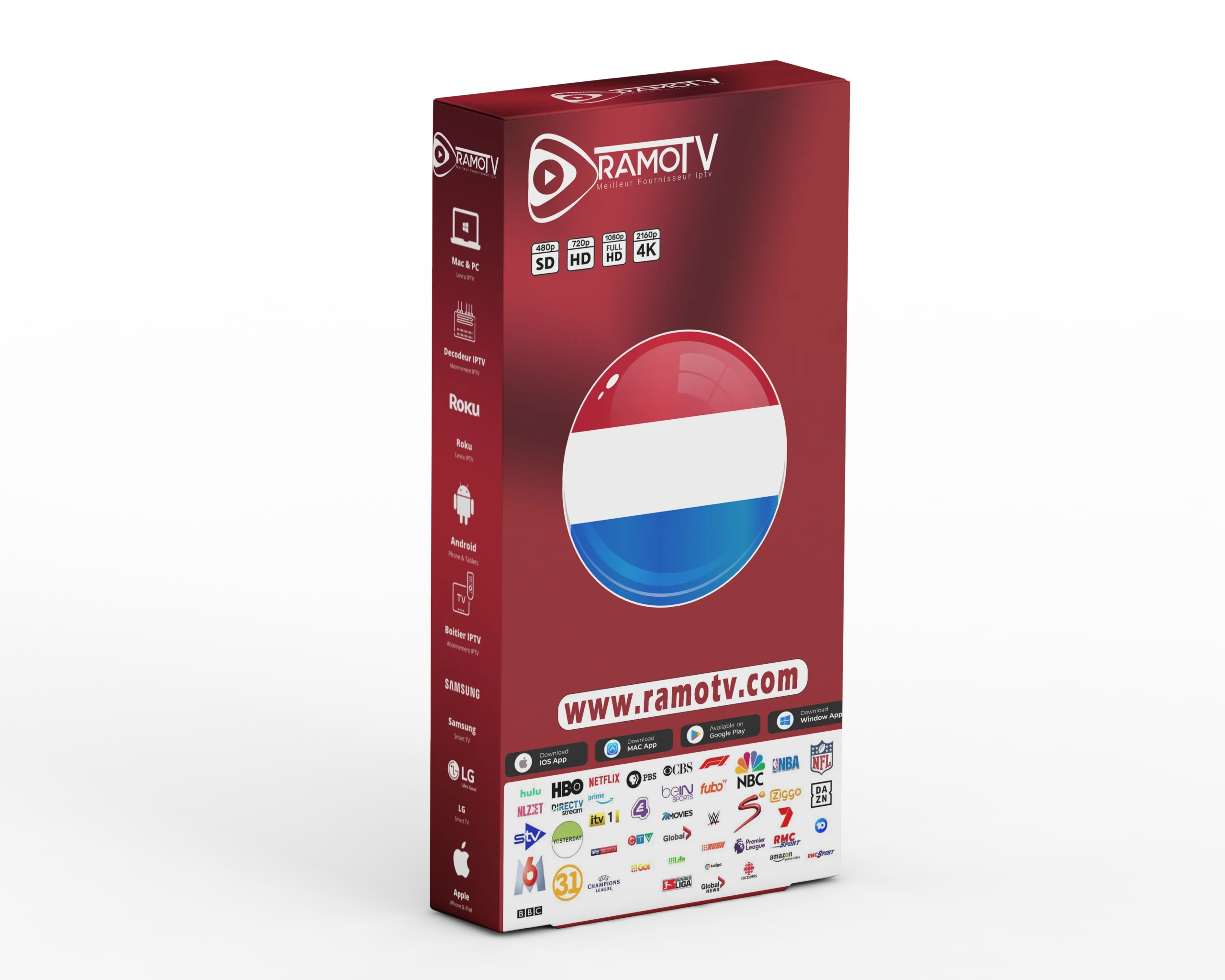 Abonnement IPTV Luxembourg 12 Mois - Premium Version