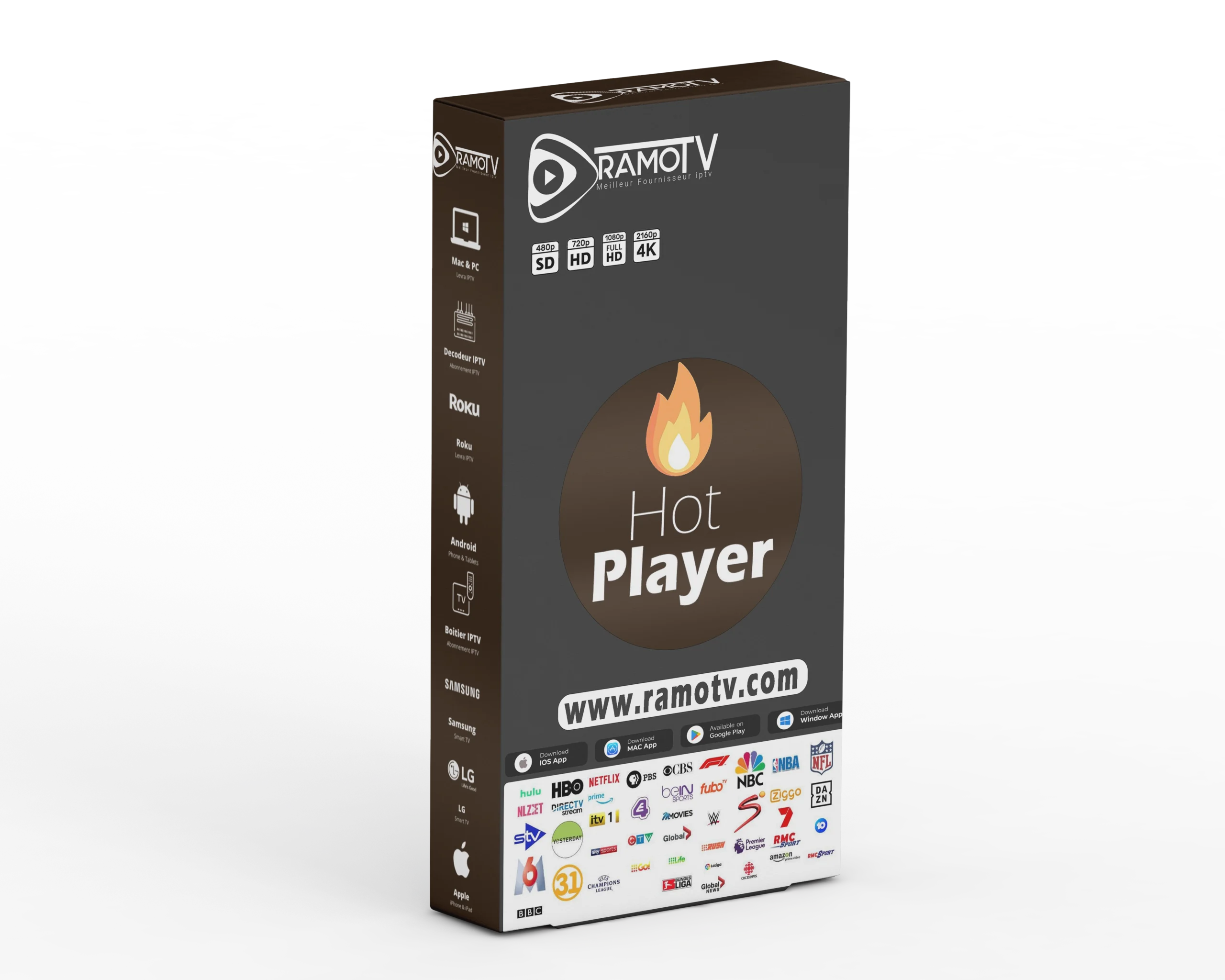 Abonnement Hot IPTV Player 12 Mois - Qualité exceptionnelle