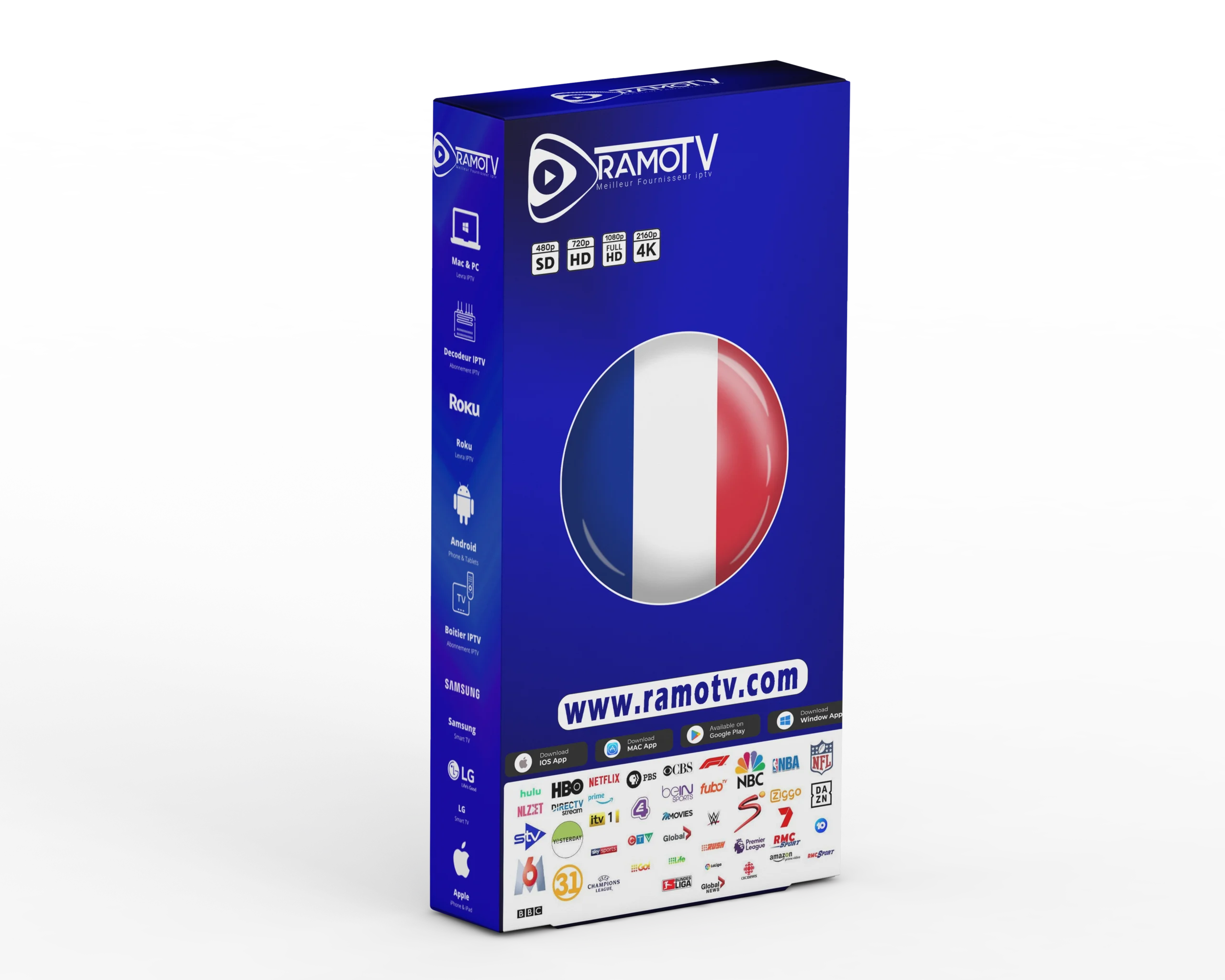 Abonnement IPTV Smarters Pro 12 Mois - 550 000+ médias
